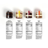 cakes in a jar nutritional information