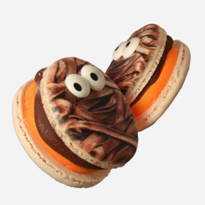 2.5" Marshmallow Mummy Macaron