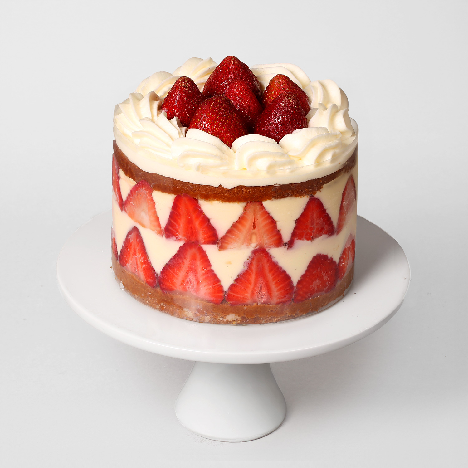 6" Strawberry Bavarian